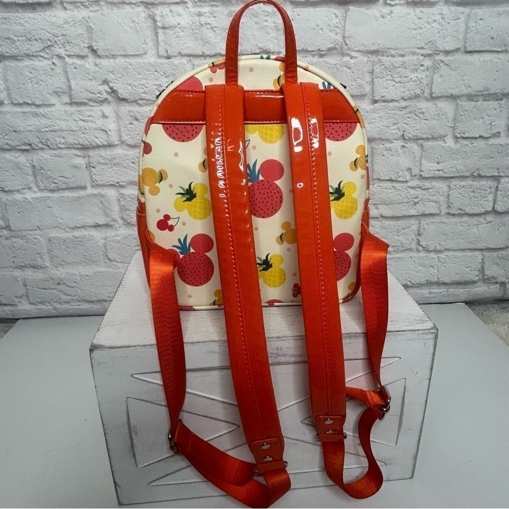 Loungefly Disney Mickey Mouse Spring Fruit Mini Backpack - Picture 6 of 14